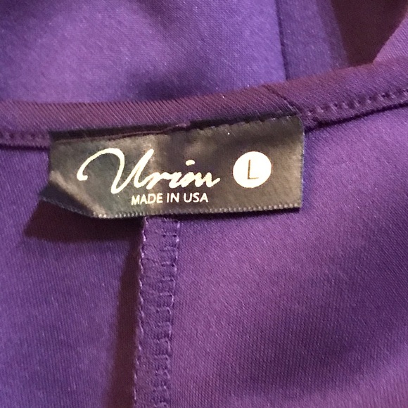 🆕 Urim Purple Long Sleeves Dress-Large - Picture 5 of 6
